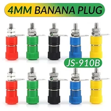 4mm Banana Plug Jack Binding Post Female Socket Speaker Connector Adapter
