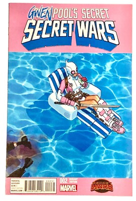 Deadpool s Secret Wars #2 2015 9.4 NM   1st Cover Gwenpool Variant