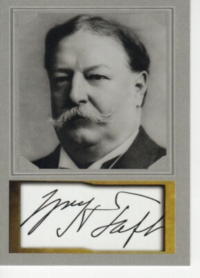 WILLIAM HOWARD TAFT ~  Presidential ACEO Portrait D. Gordon Facs Auto  * NM+ #27