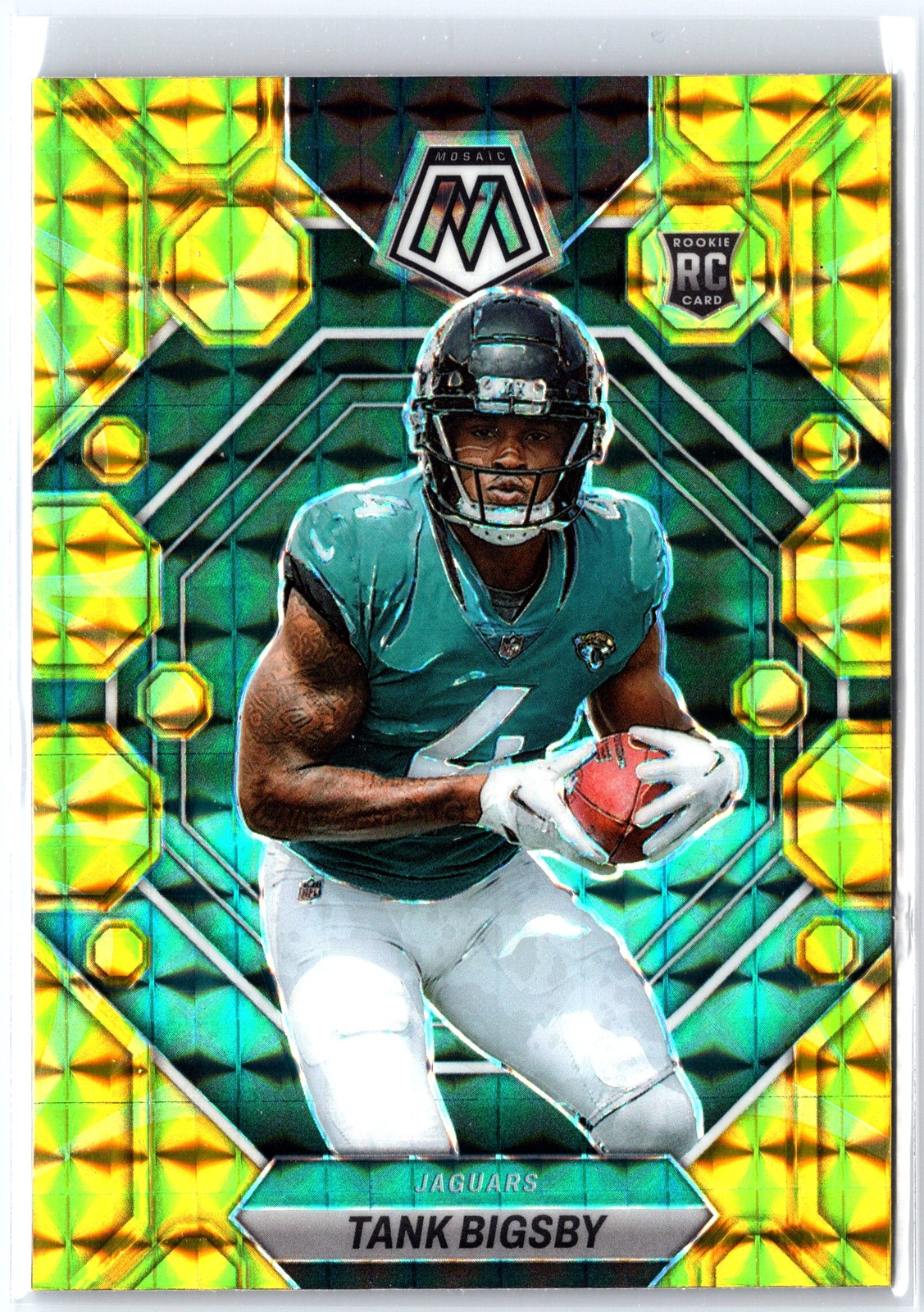 2023 Panini Mosaic #364 Tank Bigsby Reactive Yellow Mosaic