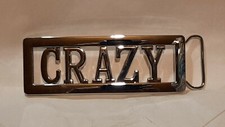 CRAZY Custom Personalized Name Belt Buckle -Put your name or word on Buckle