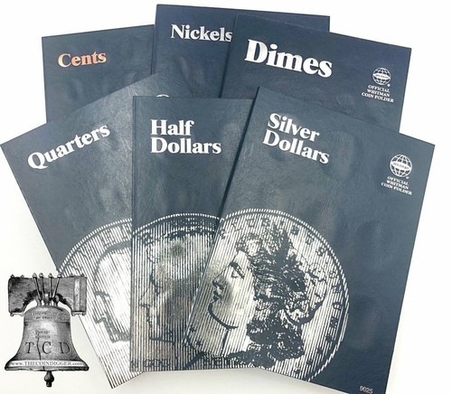 Whitman Album Cent Nickels Dimes Quarters Half Silver Dollar Collection COMBO - Picture 24 of 25