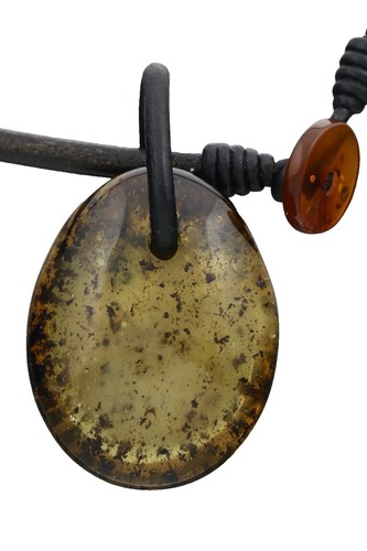 Hermes Chiffre Dog Whistle Leather Necklace Yellow | eBay display picture 3