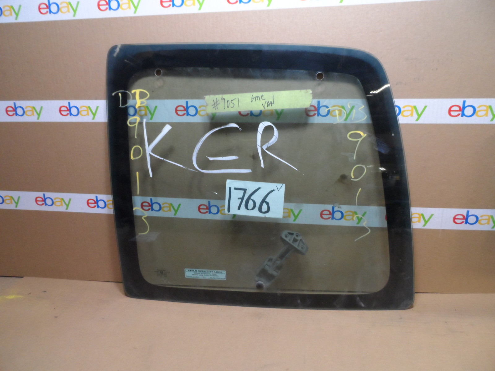 1996 - 2010 Express Van PASSENGER Side Back glass Trunk Window Rear #1766-V