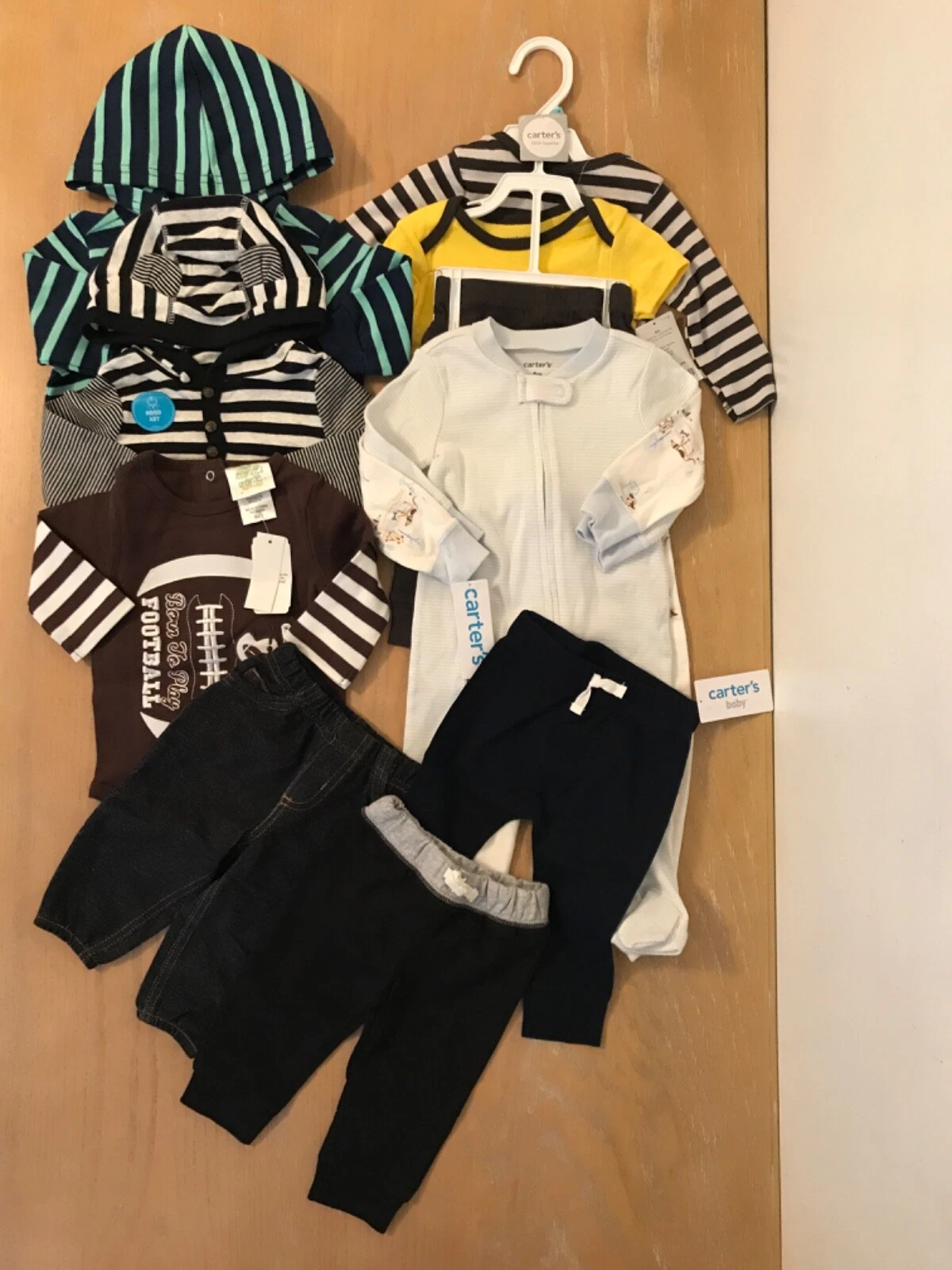 New! Carter's & Others Infant Boys Clothing Lot of 11 (1 Used) Size 6 Months