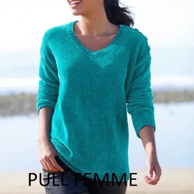 pull matiere chenille