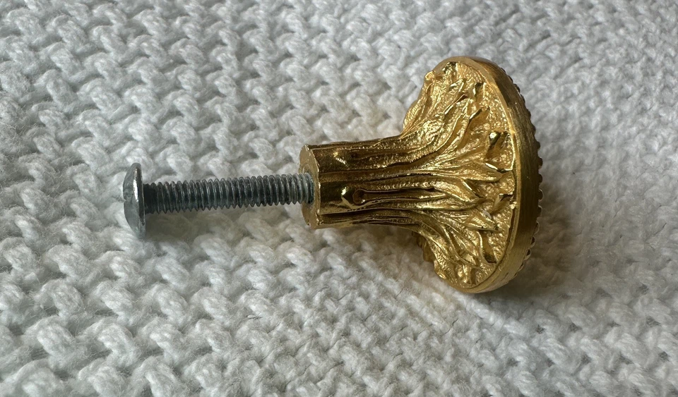 RARO Sherle Wagner Oro Gabinete O Perillas de Cajón - 14 Disponibles Foto 3 de 4