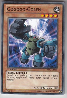 YU-GI-OH Gogogo Golem Common deutsch YS12-DE006