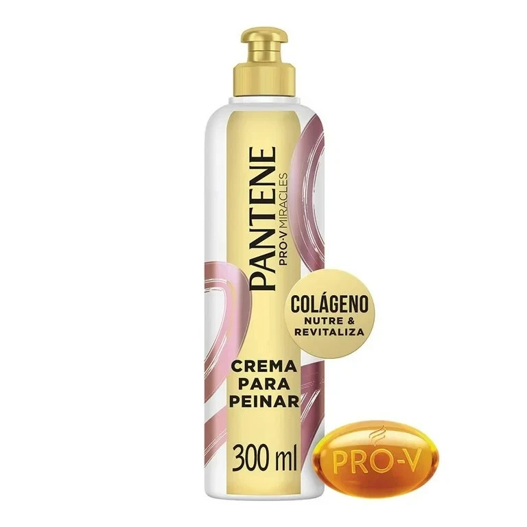 2 x PANTENE COLAGENO CREMA PARA PEINAR NUTRE HAIR FORMULA PRO VITAMINA 300ml - Image 3 of 3