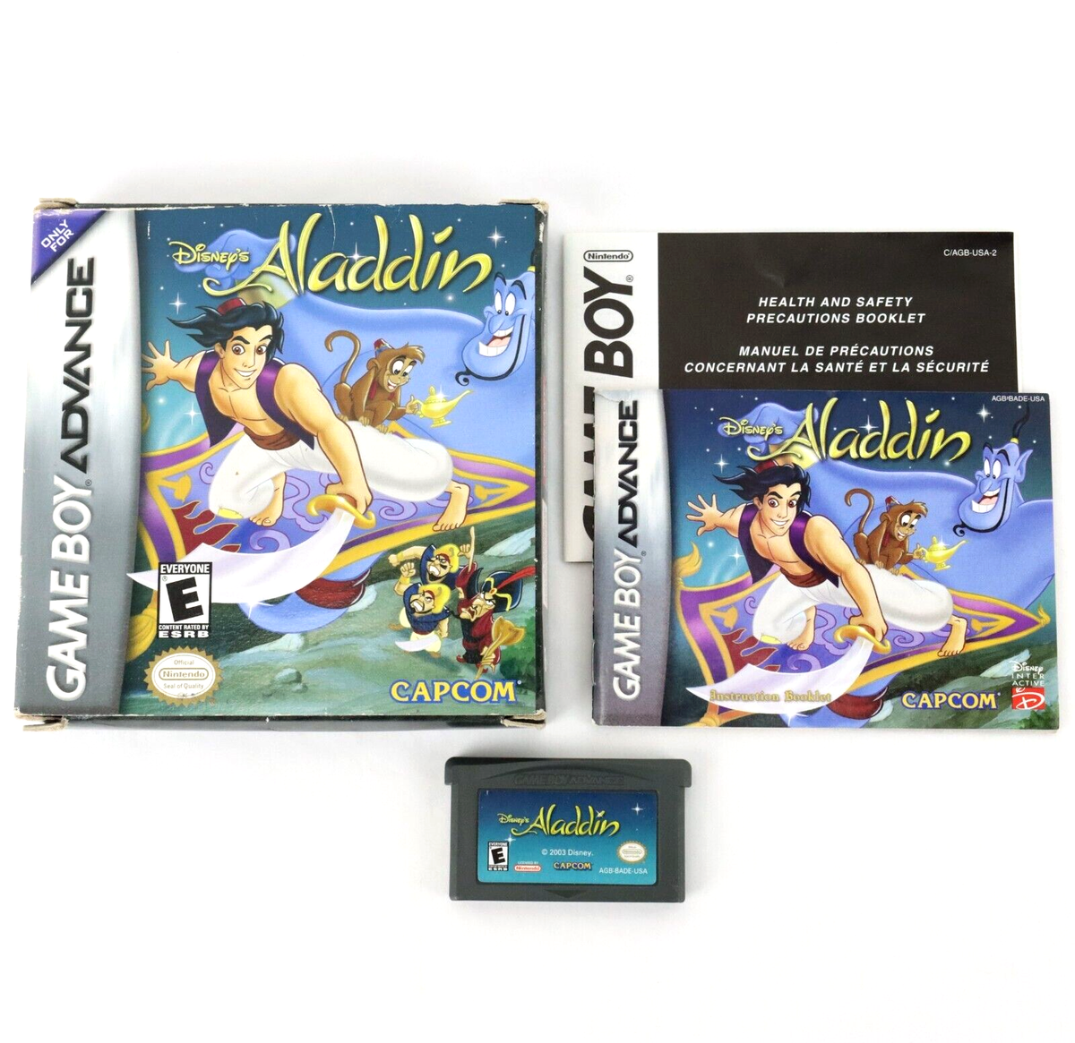 Aladdin アラジン　GBA GBA アラジン 箱説ハガキあり ゲームボーイアドバンス Aladdin