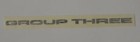 <!--F#f_0-->Black HDT VL Group 3 Decal Sticker Holden Dealer Team Commodore NOS Genuine<!--F/-->