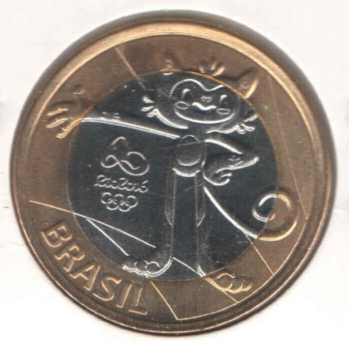 2016 Brazil Rio Olympics XXXI Summer Games Coin KM# 726 Vinicius EB815