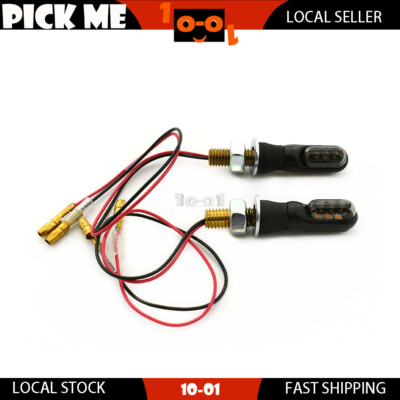 Pair Super Mini LED Indicators (PR) Blinkers Motorcycle Motorbike ...