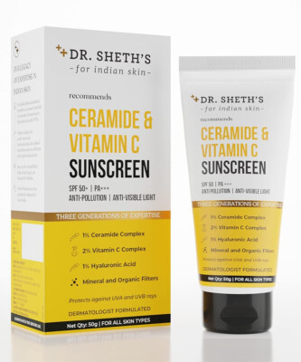 Dr. Sheth's Sonnencreme LSF 50+ PA+++, 50 Gramm