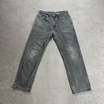 LEVI S Herren Jeans 505 Vintage Hose W33 L30 Made in Mexiko 14803 Grau Denim