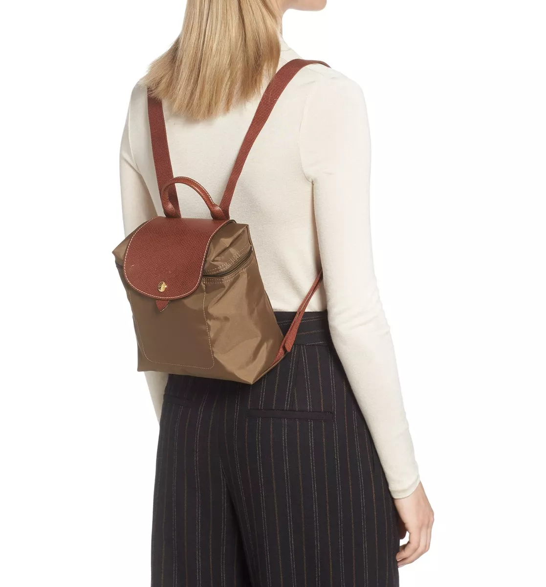 Longchamp le pliage hotsell nylon canvas backpack