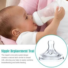 1PC Nipple For Avent Natural Wide Nipple Replacement Soft Teat Free' BPA S0 J3D3