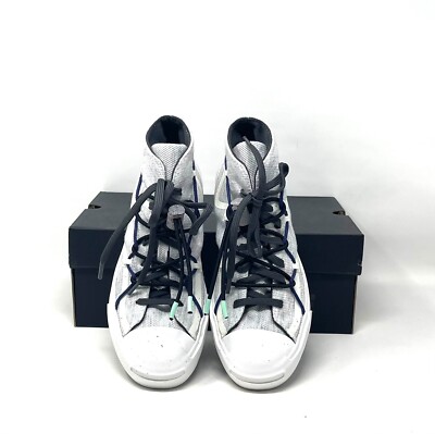 Converse Jack Purcell Rally Mid Top White Black Gray Womenu0026#039;s Size  Canvas 170947C | eBay