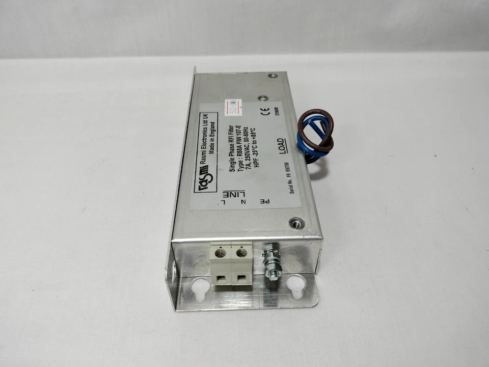 Rasmi R88A FIW 107-E R88AFIW107E Single Phase RFI Filter 7A 250VAC 50-60Hz - Image 3 of 4