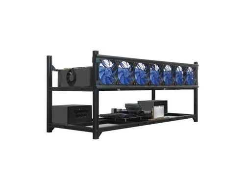 Kingwin Miner Rig Case W8 GPU Mining Stackable Frame Expert Crypto Mining