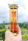 Nautical Maritime Brass Antique Finish Sand Timer Desk Decor Liquid Hourglass