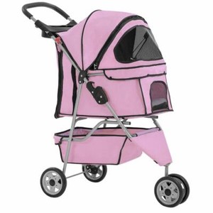 pink cat stroller