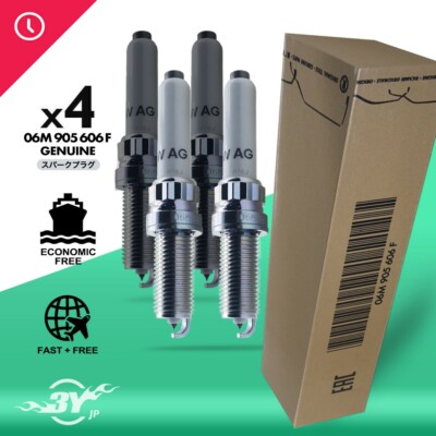 4X 06M905606F Spark Plug Fits For Audi/Volkswagen Q5 Premium Plus Prestige 18-20
