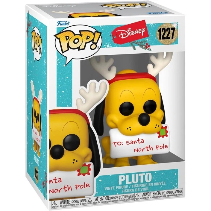 Figura Funko Pop! Disney Holiday Pluto Modelo 1227| 64328 Figura en Vinilo - Imagen 2 de 3