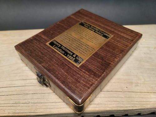 Antique Vintage Style Wood Sundial Henry Holmes Compass Instrument - 第 7/12 張圖片
