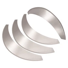 Universal Metal Fender Flares Style 4: 3.5" Wide, 4-piece set (hand-made)