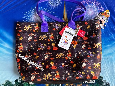 2021 Disney Parks Harveys Halloween Mickey & Friends Streamline Tote Purse New