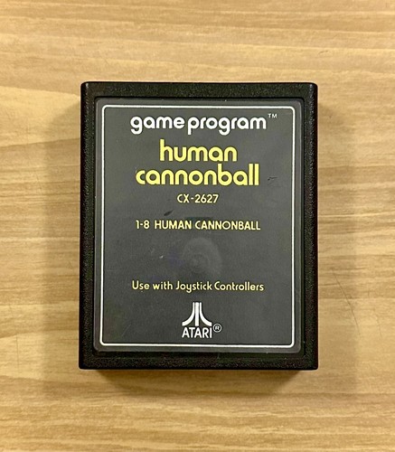 Atari 2600 ~ Human Cannonball ~ Atari ~ E ~ 1+ Players ~ 1978 ~ !L🟡🟡K!