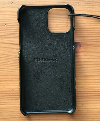 Burberry Monogram Canvas and Leather iPhone 11 Pro Phone Case