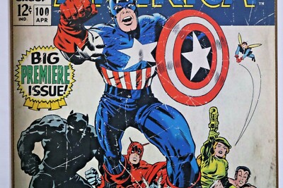 Marvel Captain America Comic Style Wood Wall Art | eBay