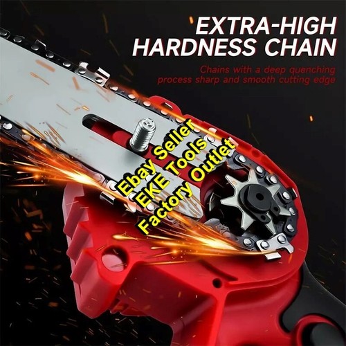 8" Brushless Cordless Chainsaw Electric Chainsaw For Milwaukee 18V Battery - Picture 5 of 9