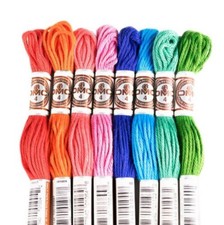 MATASSA FILO DI COTONE DMC 10M 6 FILI misura 4 per RICAMO punto croce