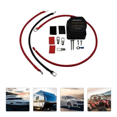  1 Set Durable Dual Battery Isolator Kit 12V 140A Spannungsempfindliches Relais