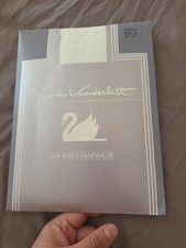 Vintage Gloria Vanderbilt Hosiery Day Sheer Pantyhose White Size A