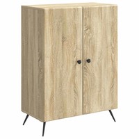 Sideboard Sonoma-Eiche 66 X 34,5 X 90 Cm Holzwerkstoff Wohnzimmer