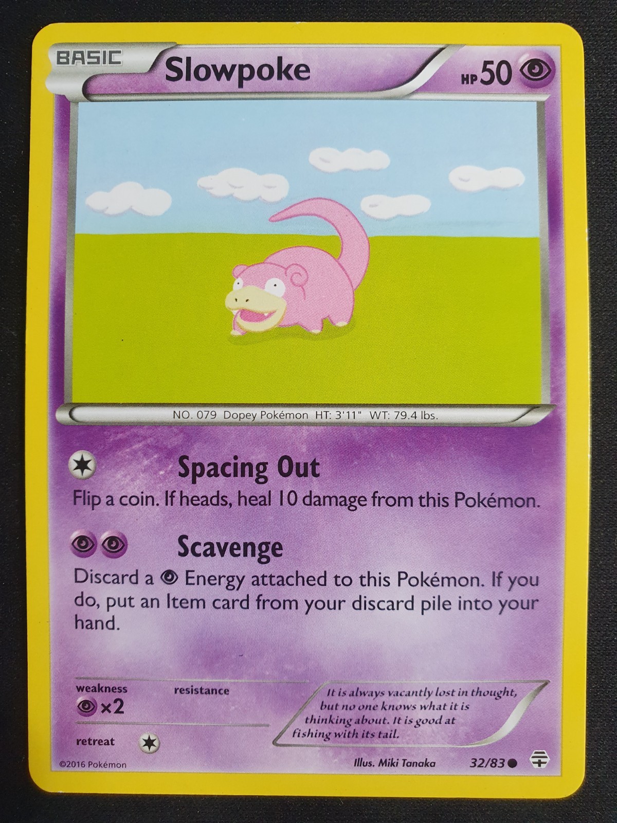 Slowpoke 32/83 - Generations Set - Pokemon Card - Lightly Played