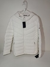 Tommy Hilfiger- White Womens's TH Flex Packable Puffer Jacket Sixe XL