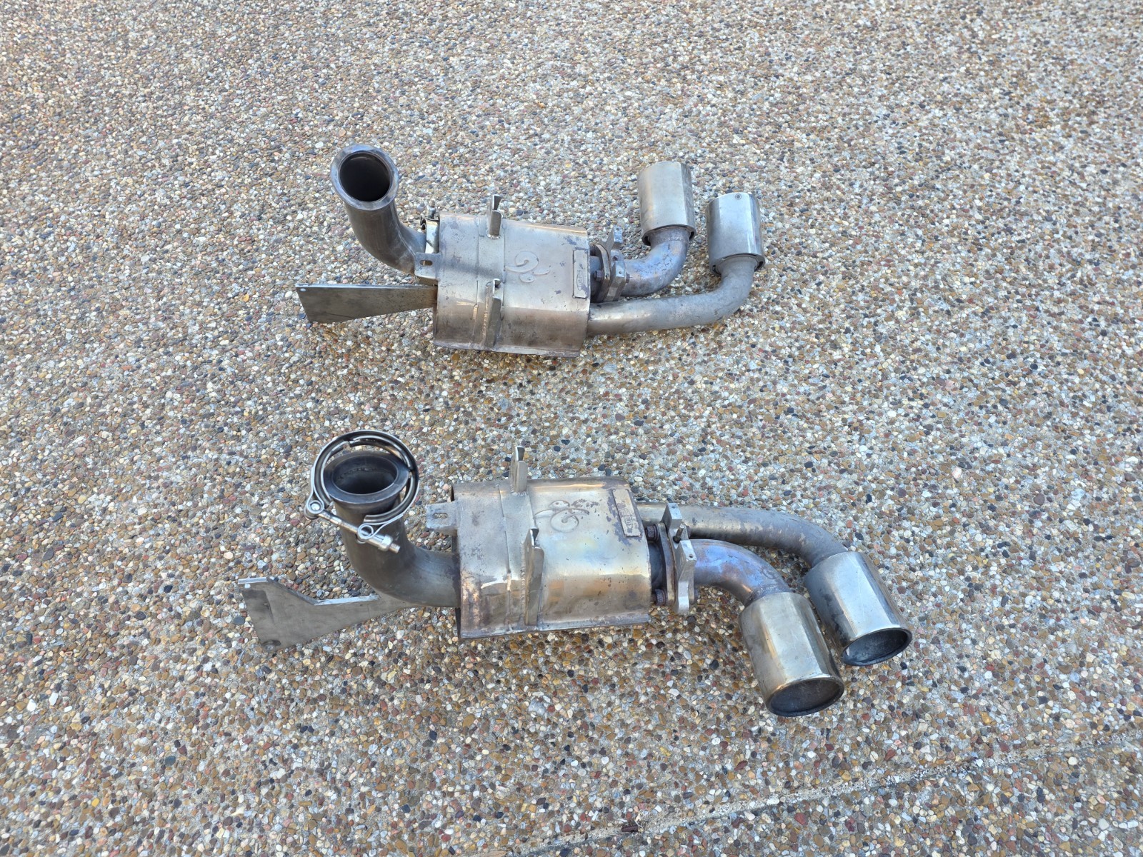 FERRARI F430 TUBI FACTORY ORIGINAL VALVED RACING SPORTS EXHAUST SYSTEM