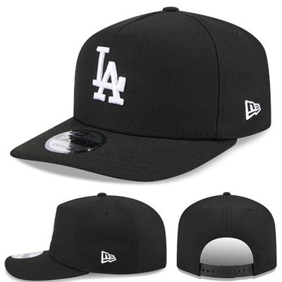 New Era L.A Dodgers 950 Black Snapback Hat MLB League Basic A Frame Cap