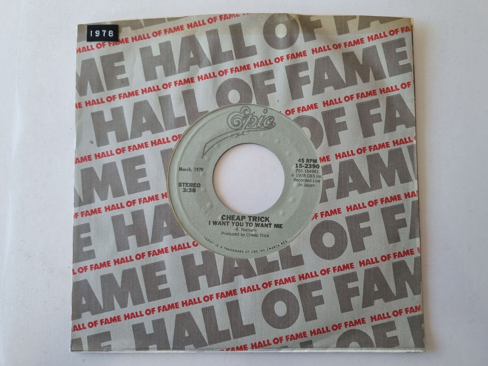 Cheap Trick - I Want You To Want Me/ Ain't That A Shame 7'' Vinyl US