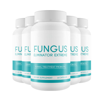 5-Pack Fungus Eliminator Extreme - Supports Skin & Nail Health - 300 Capsules