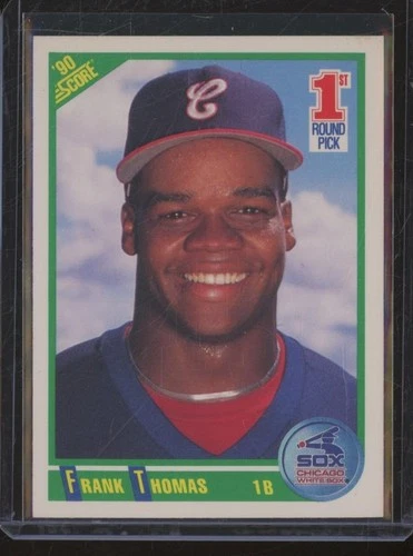 1990 Score FRANK THOMAS #663 RC Rookie 1st Round Pick White Sox JK312
