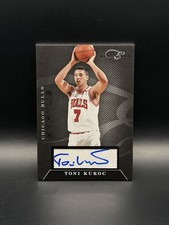 Toni Kukoc 2010-11 Elite Black Box Status Signatures Auto /99 #143 Bulls