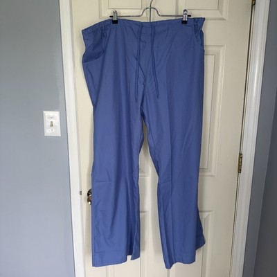 1 Pair Blue Scrubs XL S.C.R.U.B.S. Brand PantsNew With Tags Pockets Drawl String