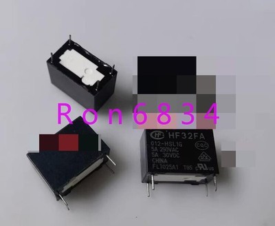 5pcs new HF32FA 012-HSL1G 12V relay pin 4 5A #zv
