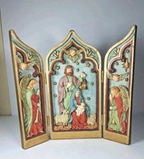 Kurt S. Adler Inc. Nativity Triptych Tri-Fold
